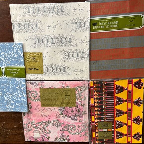 Other - New vintage wrapping paper